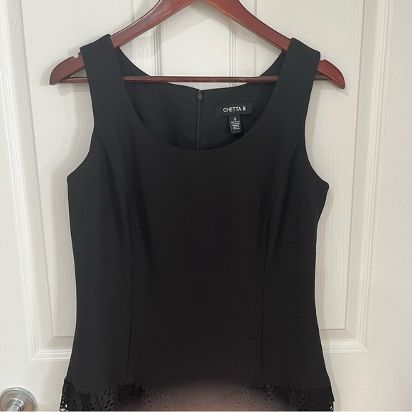 Chetta B black sleeveless dress size 8 - Picture 6 of 10